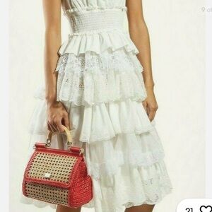 Rare Dolce & Gabbana Raffia Wicker Sicily Bag